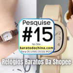 Relógios da Shopee baratos seleção até R$15,00