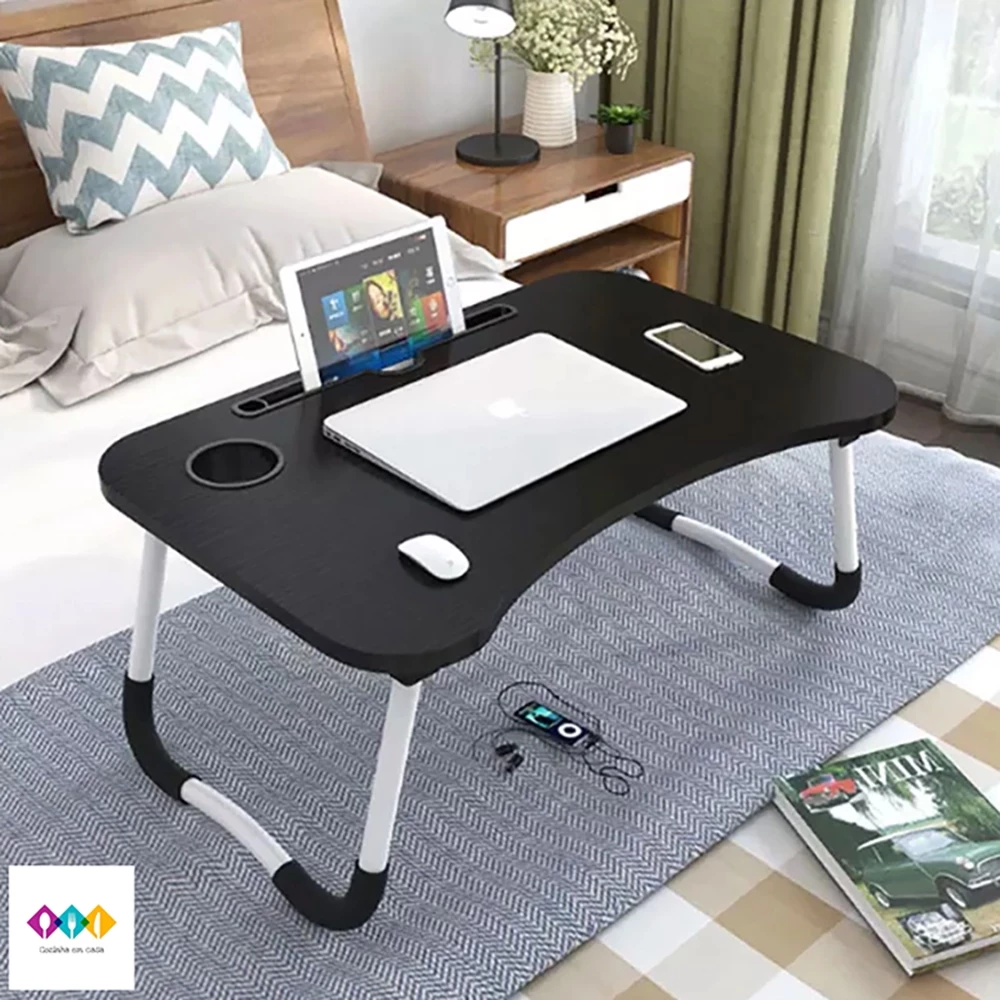 mesa para notebook qualquer lugar da casa é um Produtos Chiquérrimos para o Dia a Dia
